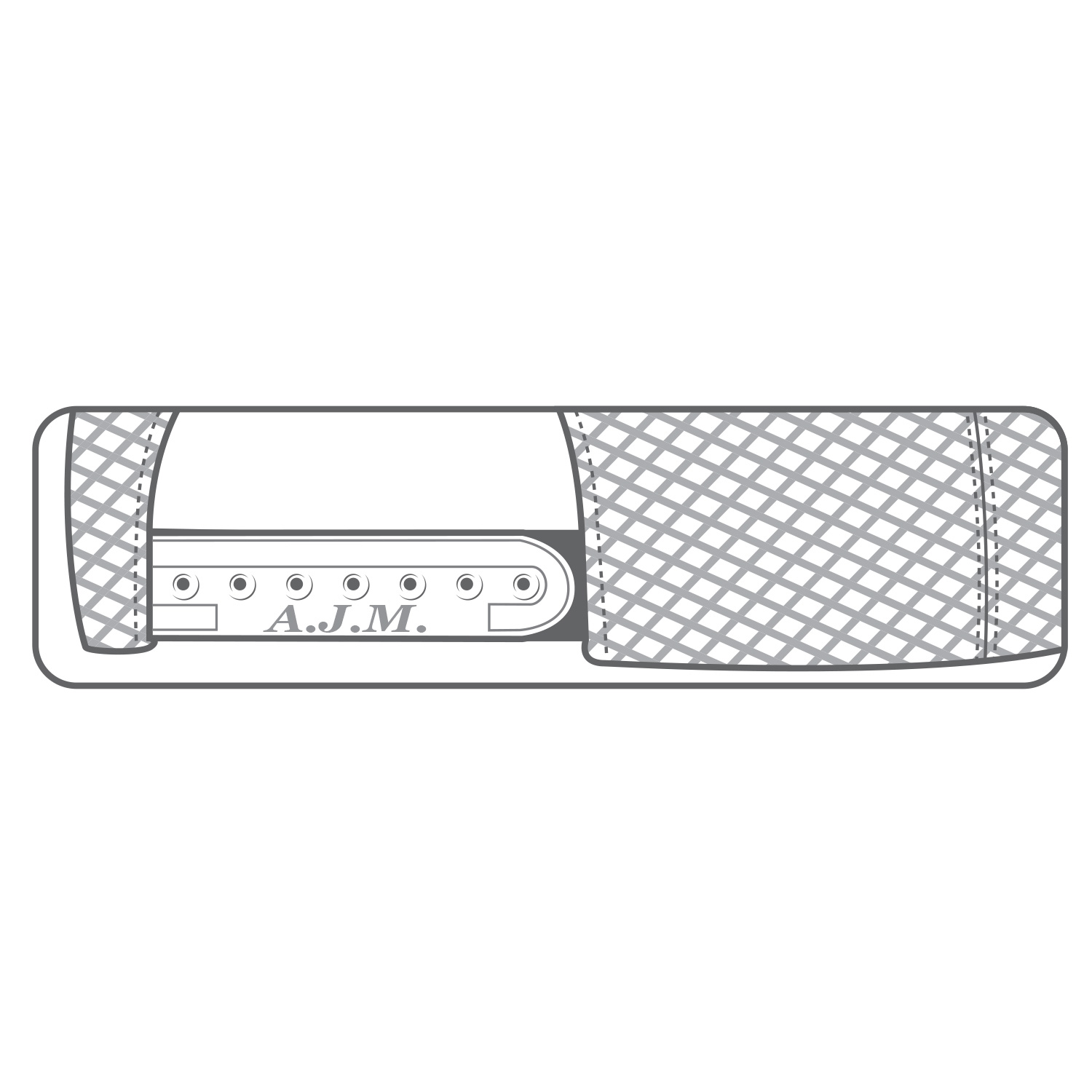 6 Panel Constructed Full-Fit (Mesh Back) Cap — AJM 4H647M - Image 6