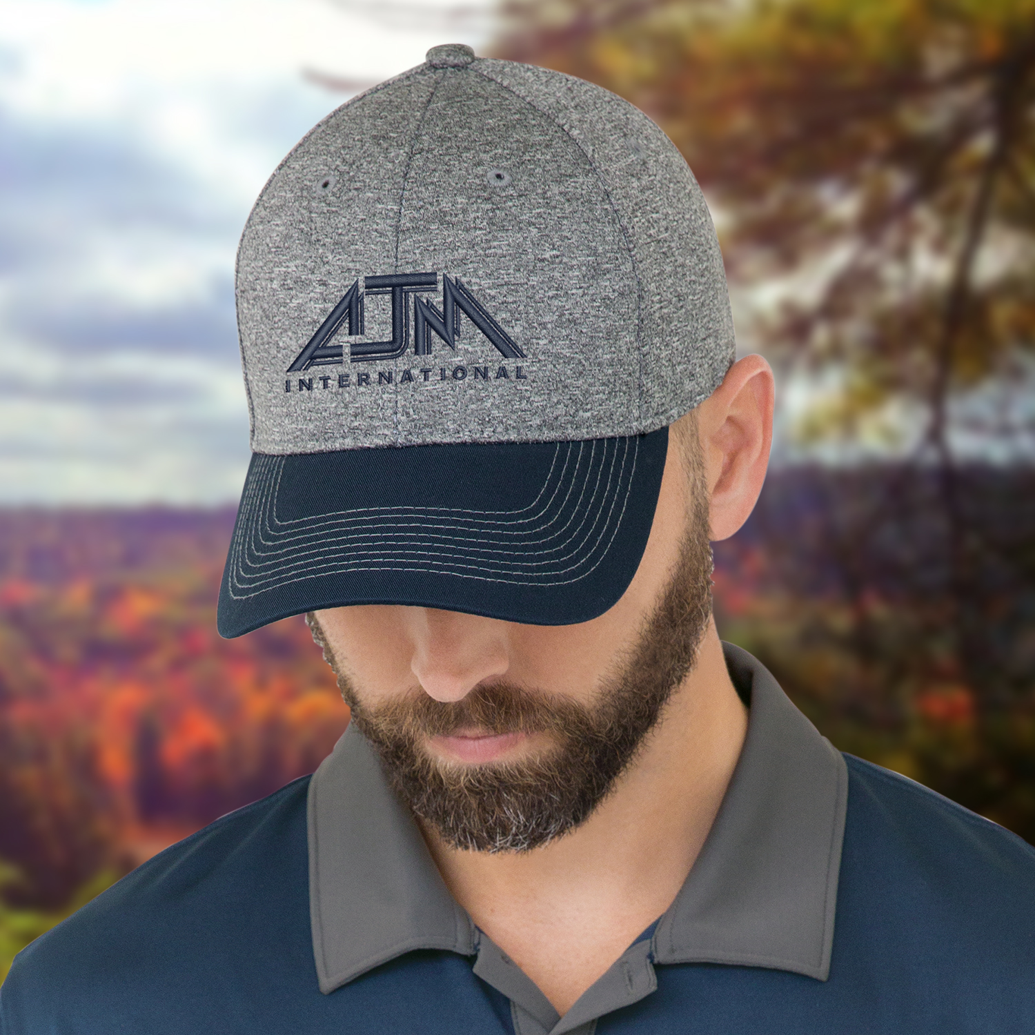 6 Panel Constructed Full-Fit Cap — AJM 4L938M - Image 2