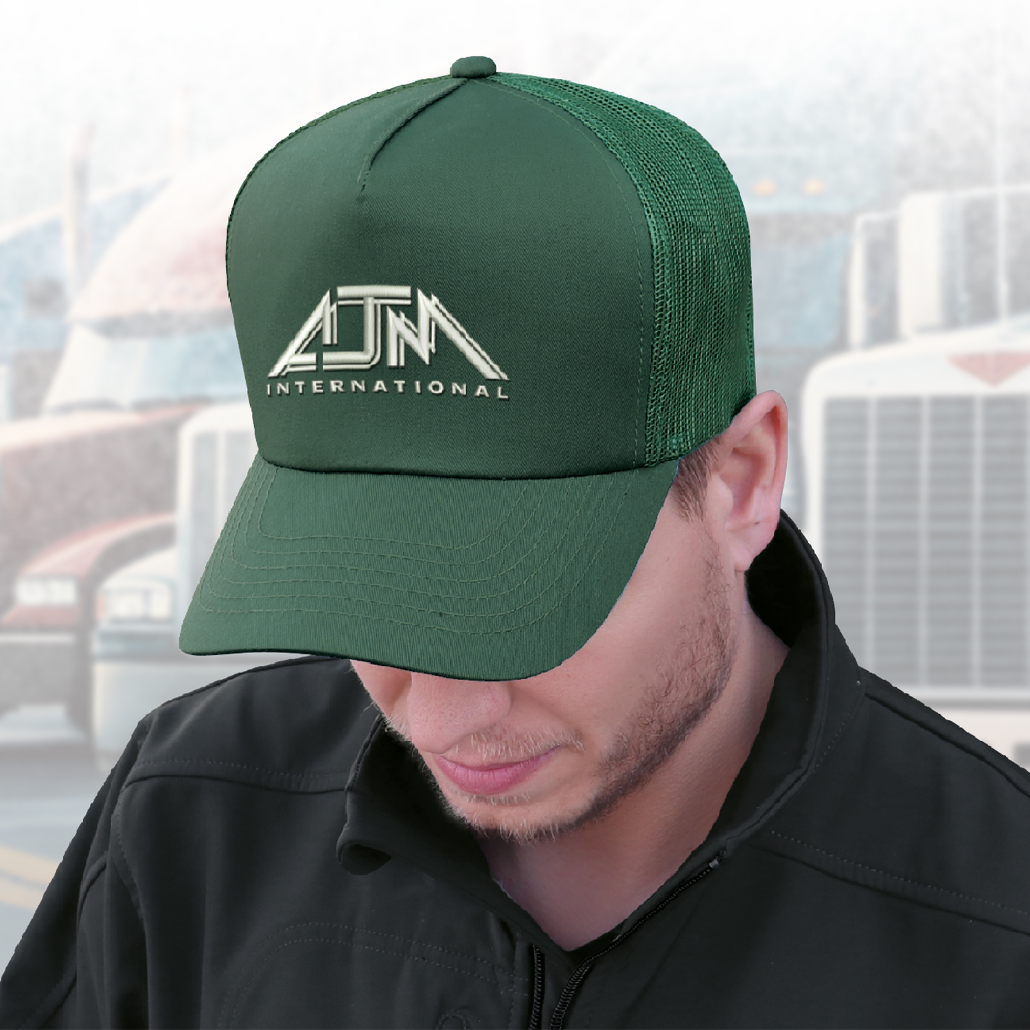 5 Panel Traditional (Mesh Back) Cap — AJM 5050M - Image 2