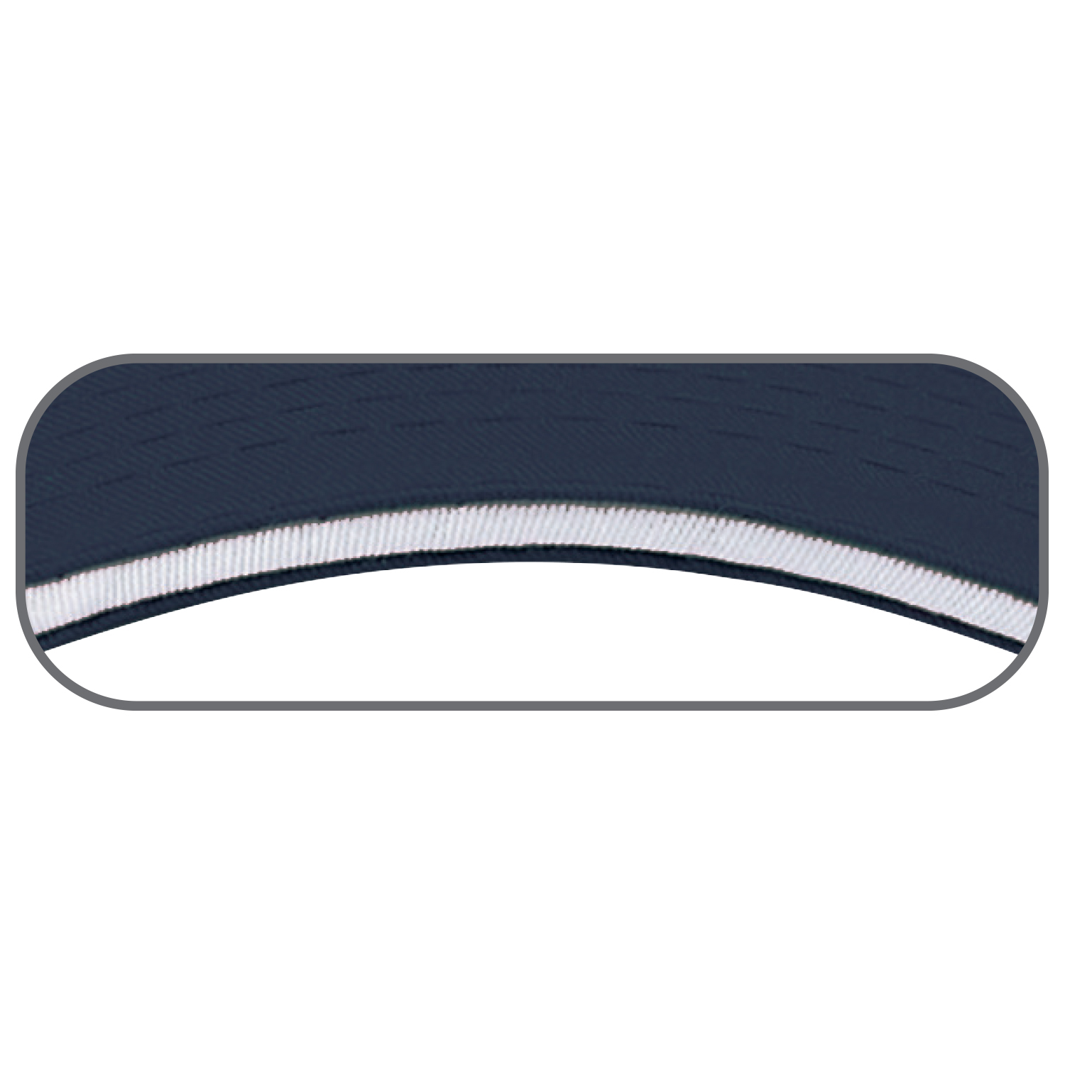 6 Panel Constructed Contour (Youth) Cap — AJM 5150B - Image 2