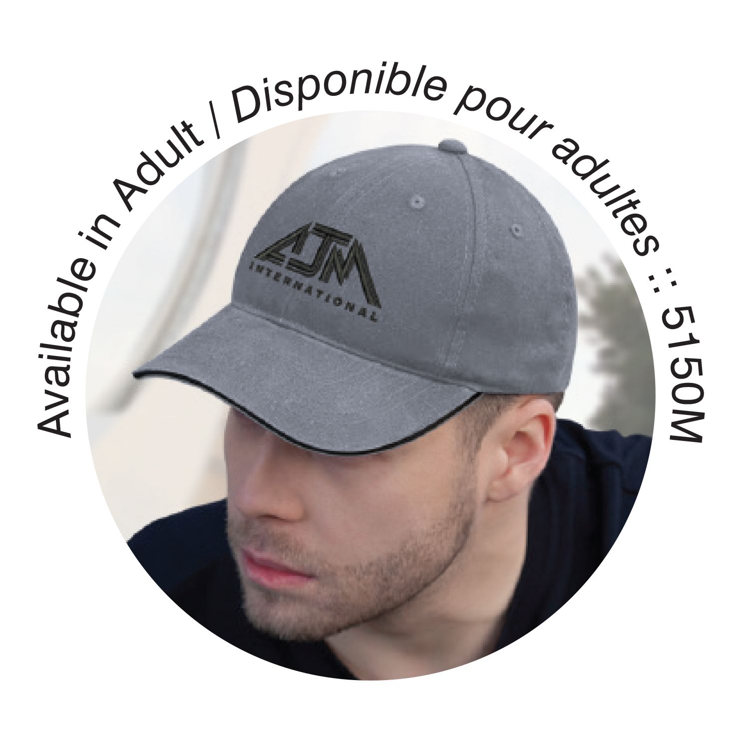6 Panel Constructed Contour (Youth) Cap — AJM 5150B - Image 4