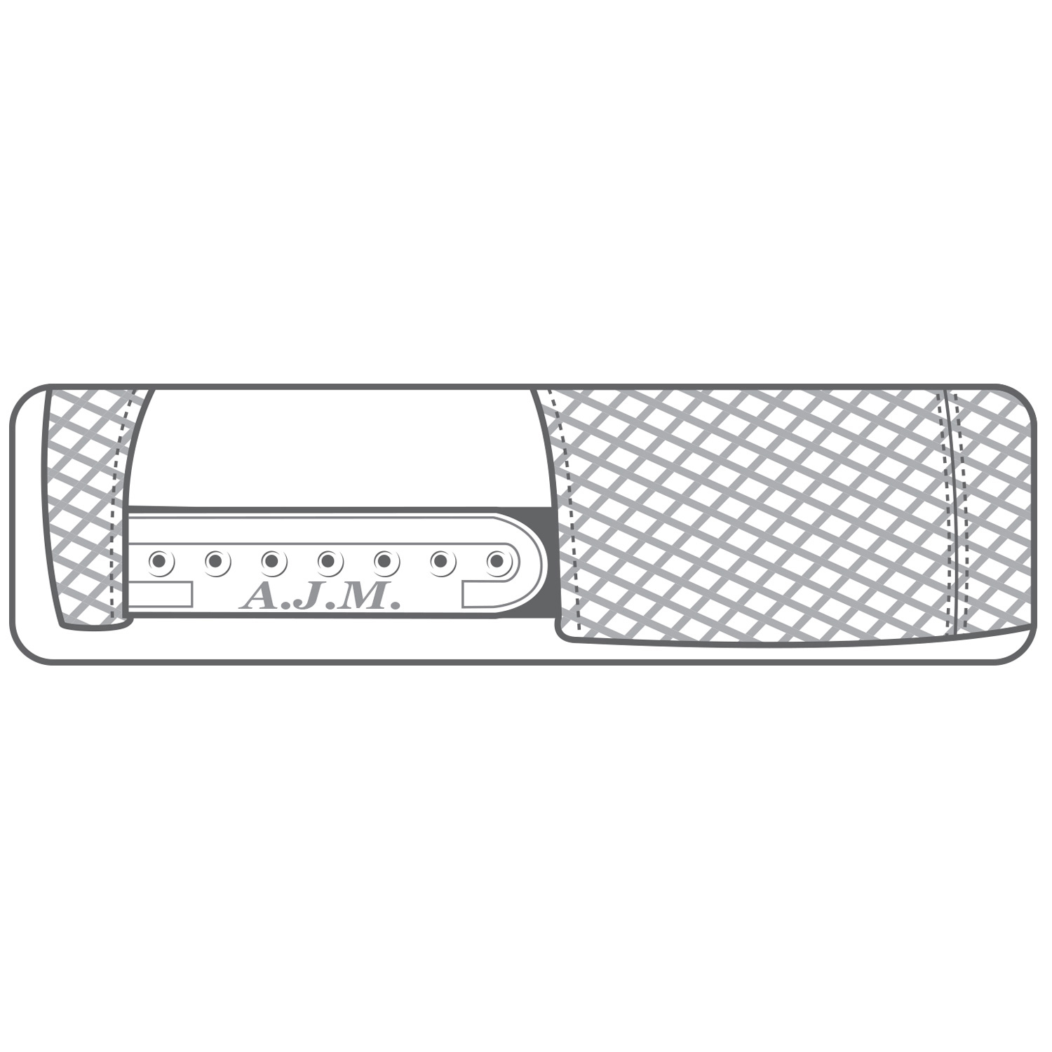 5 Panel Constructed Pro-Round-Five (Mesh Back) Cap — AJM 5160M - Image 4
