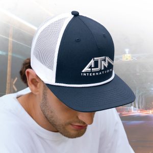 Alternative view of 5 Panel Constructed Pro-Round-Five (Mesh Back) Cap — AJM 5160M