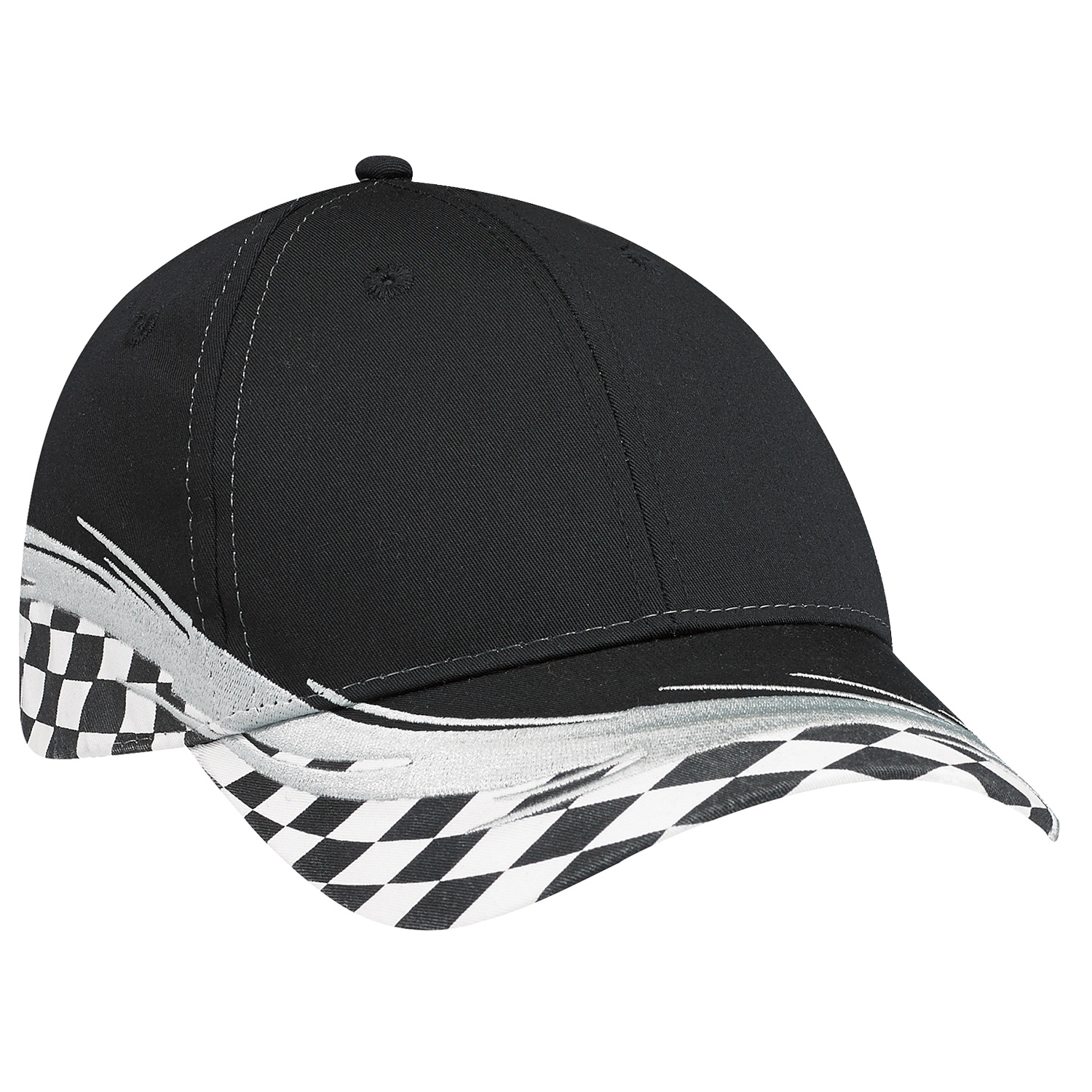 6 Panel Constructed Full-Fit (Grand Prix Flare) Cap — AJM 5223M - Image 6