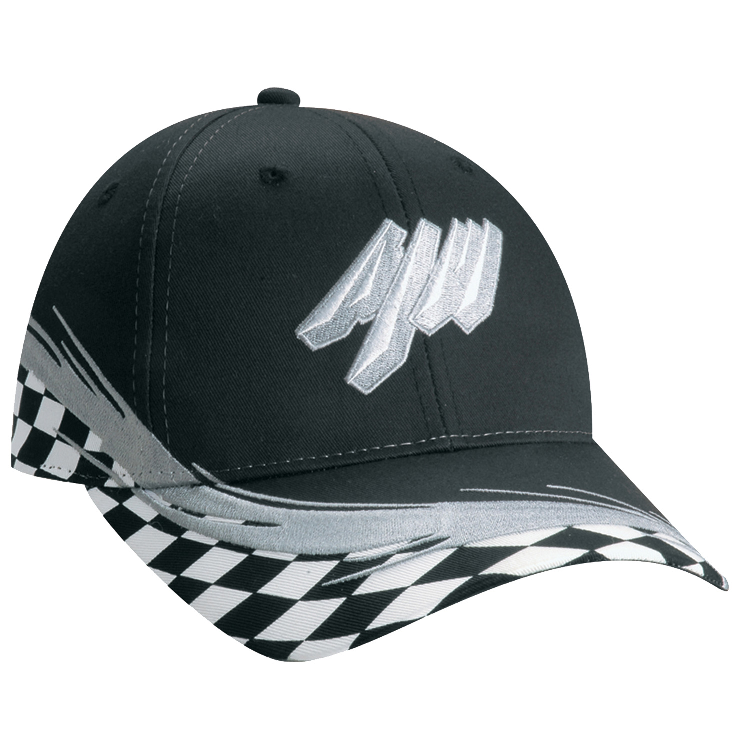 6 Panel Constructed Full-Fit (Grand Prix Flare) Cap — AJM 5223M