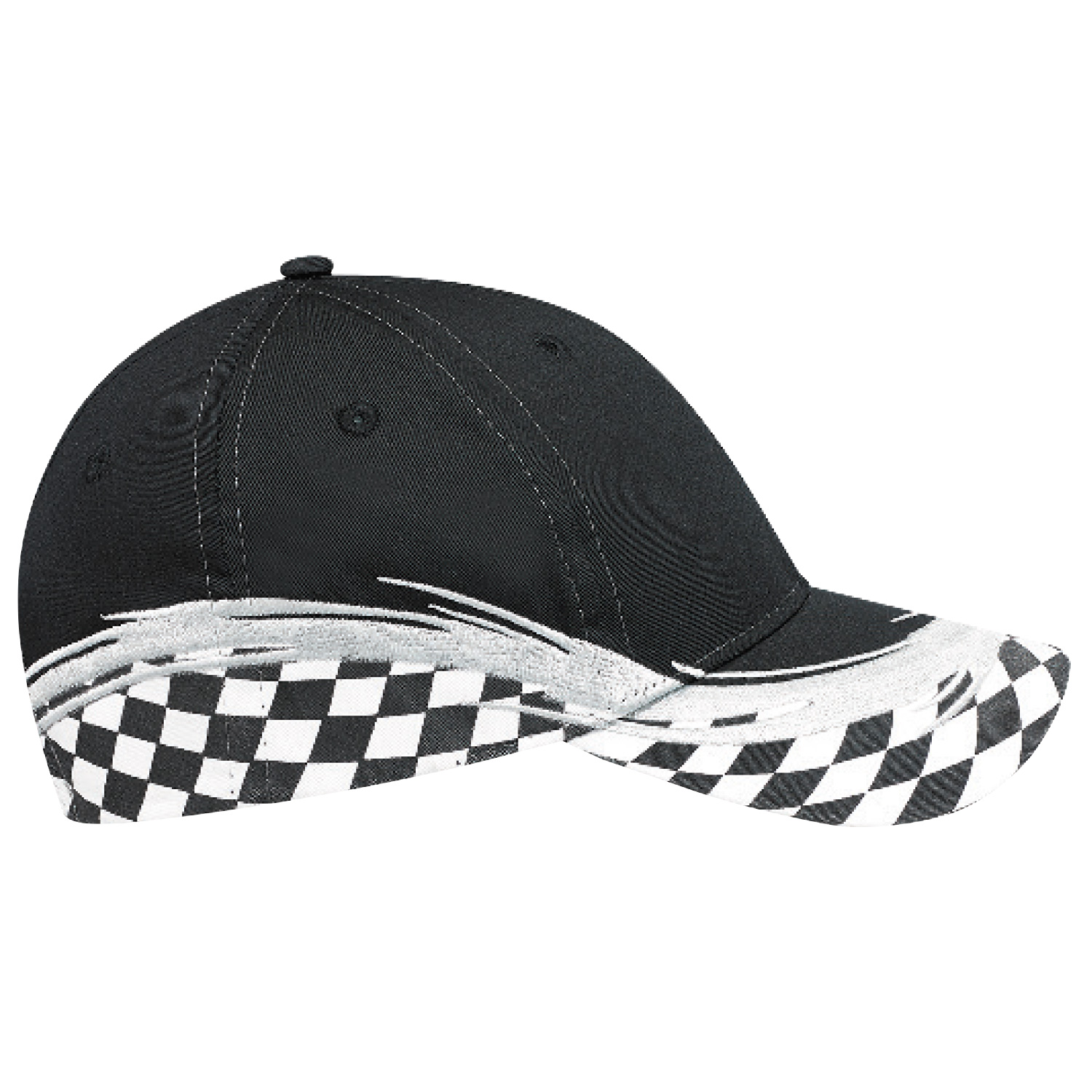 6 Panel Constructed Full-Fit (Grand Prix Flare) Cap — AJM 5223M - Image 3