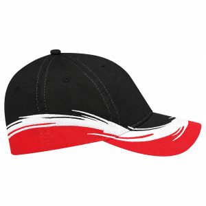 Alternative view of 6 Panel Constructed Full-Fit (Flare) Cap — AJM 5229M