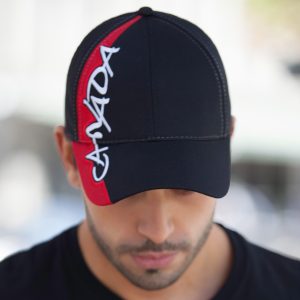 Alternative view of 6 Panel Constructed Contour (Canada) Cap — AJM 5355M