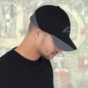 Alternative view of 6 Panel Constructed Full-Fit (Diamond Plate) Cap — AJM 5533M