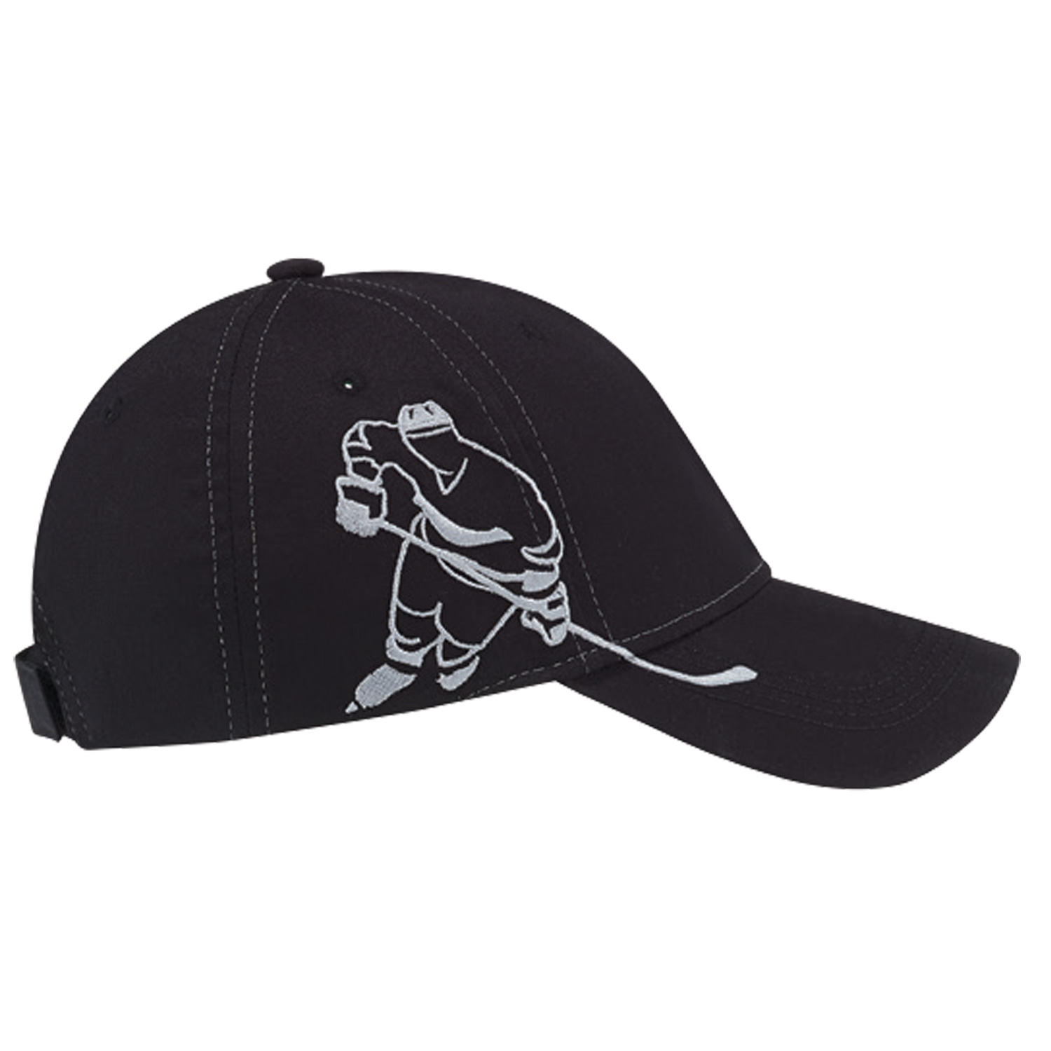 6 Panel Constructed Contour (Sports, Youth) Cap — AJM 5680B - Image 3