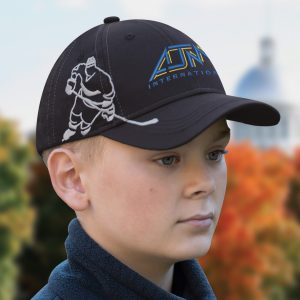 Alternative view of 6 Panel Constructed Contour (Sports, Youth) Cap — AJM 5680B