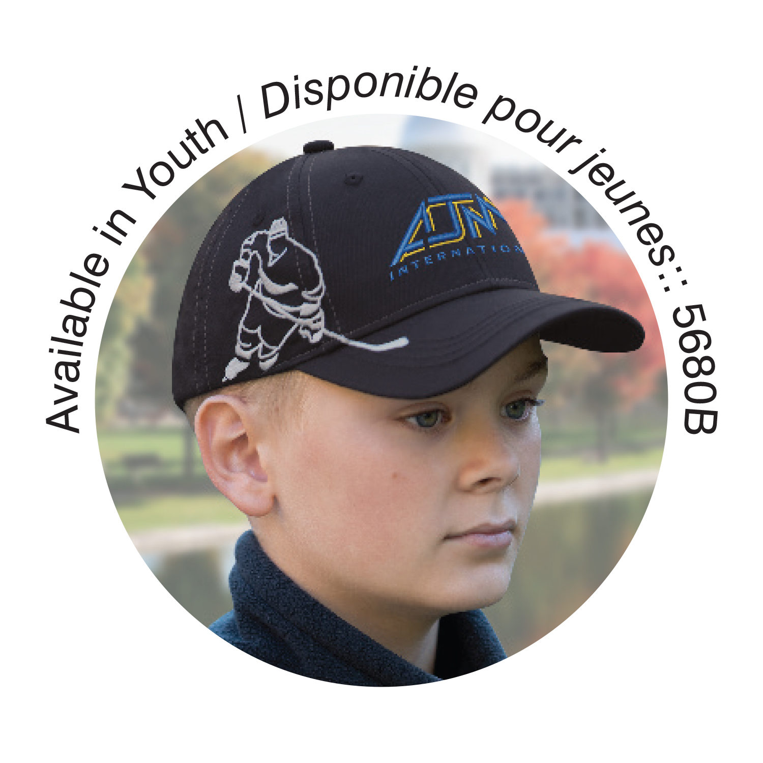 6 Panel Constructed Full-Fit (Sports) Cap — AJM 5680M - Image 6
