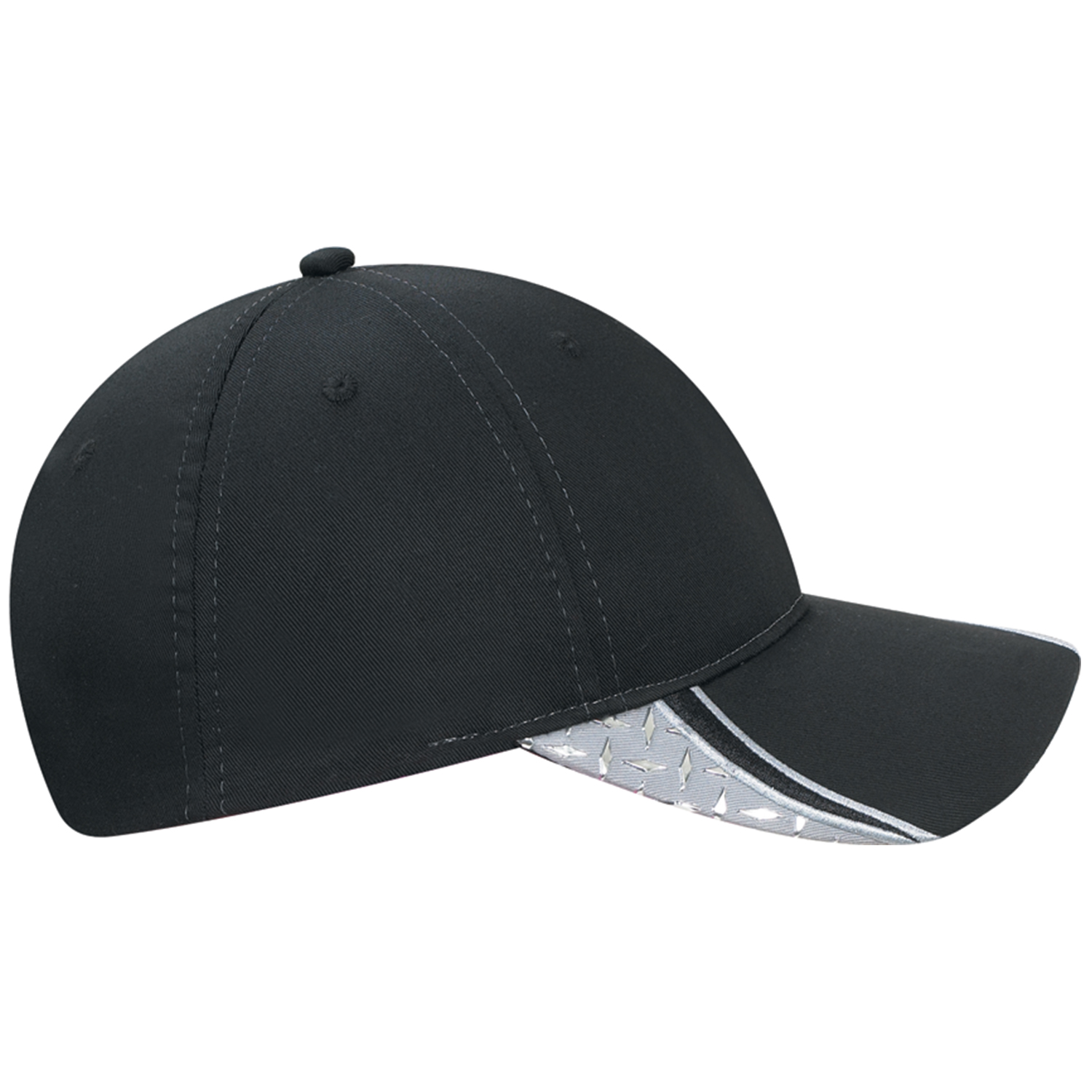 6 Panel Constructed Contour (Diamond Plate) Cap — AJM 5928M - Image 3