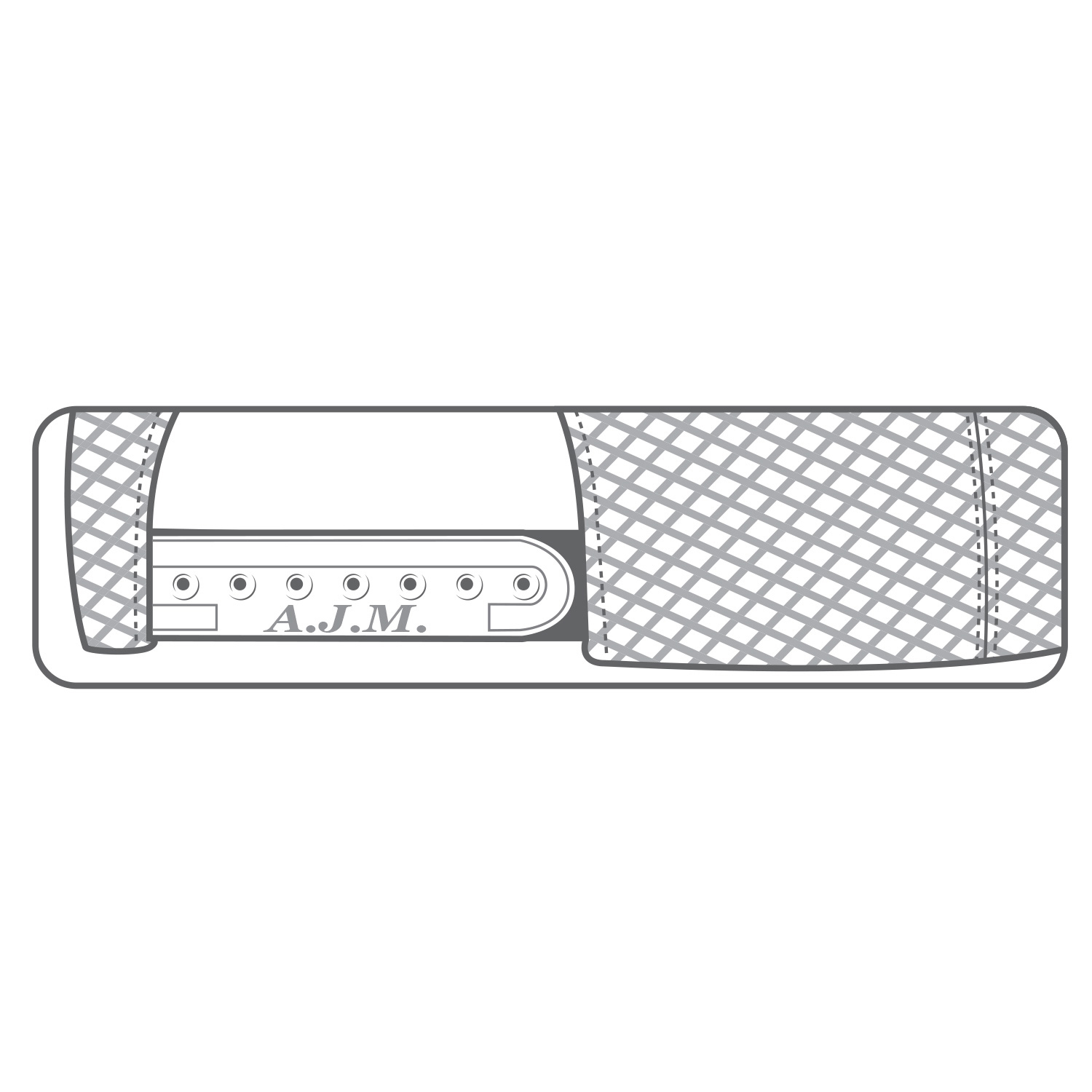 5 Panel Constructed Full-Fit-Five (Mesh Back) Cap — AJM 5960M - Image 6