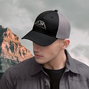 Alternative view of 5 Panel Constructed Full-Fit-Five (Mesh Back) Cap — AJM 5960M