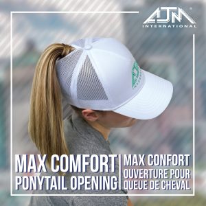 Alternative view of 5 Panel Constructed Full-Fit-Five (Mesh Back, Women's) Cap — AJM 5970L