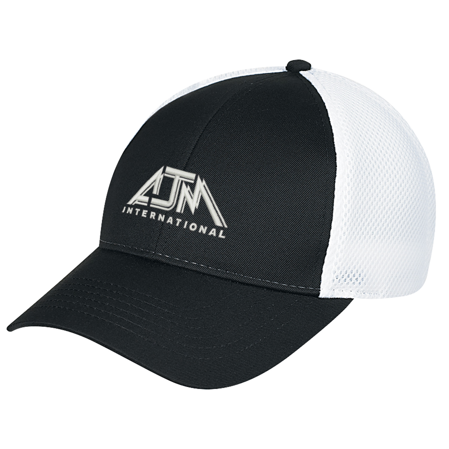 6 Panel Constructed Contour (Mesh Back) Cap — AJM 5A392M