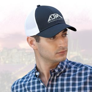 Alternative view of 6 Panel Constructed Contour (Mesh Back) Cap — AJM 5A392M