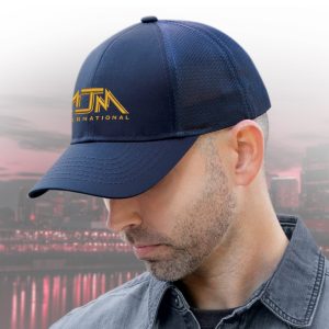 Alternative view of 6 Panel Constructed Contour (Mesh Back) Cap — AJM 5C390M