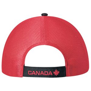 Alternative view of 6 Panel Constructed Contour (Canada, Mesh Back) Cap — AJM 5C645M