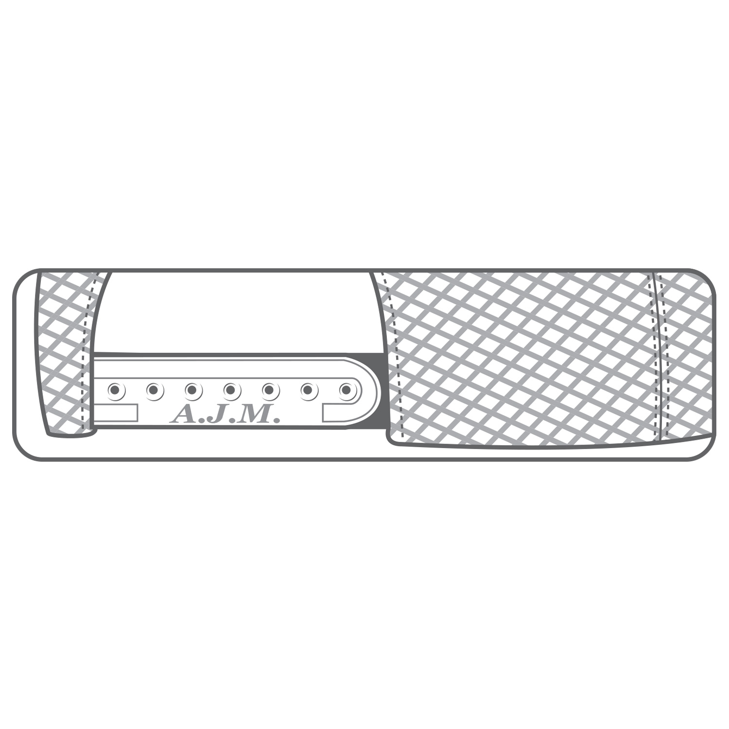 6 Panel Constructed Full-Fit (Mesh Back) Cap — AJM 5H647M - Image 8