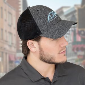 Alternative view of 6 Panel Constructed Full-Fit (Mesh Back) Cap — AJM 5H647M