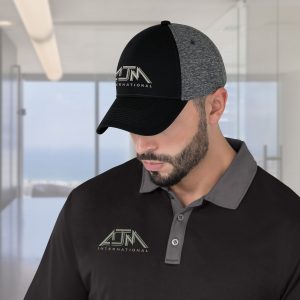 Alternative view of 6 Panel Constructed Full-Fit Cap — AJM 5K867M