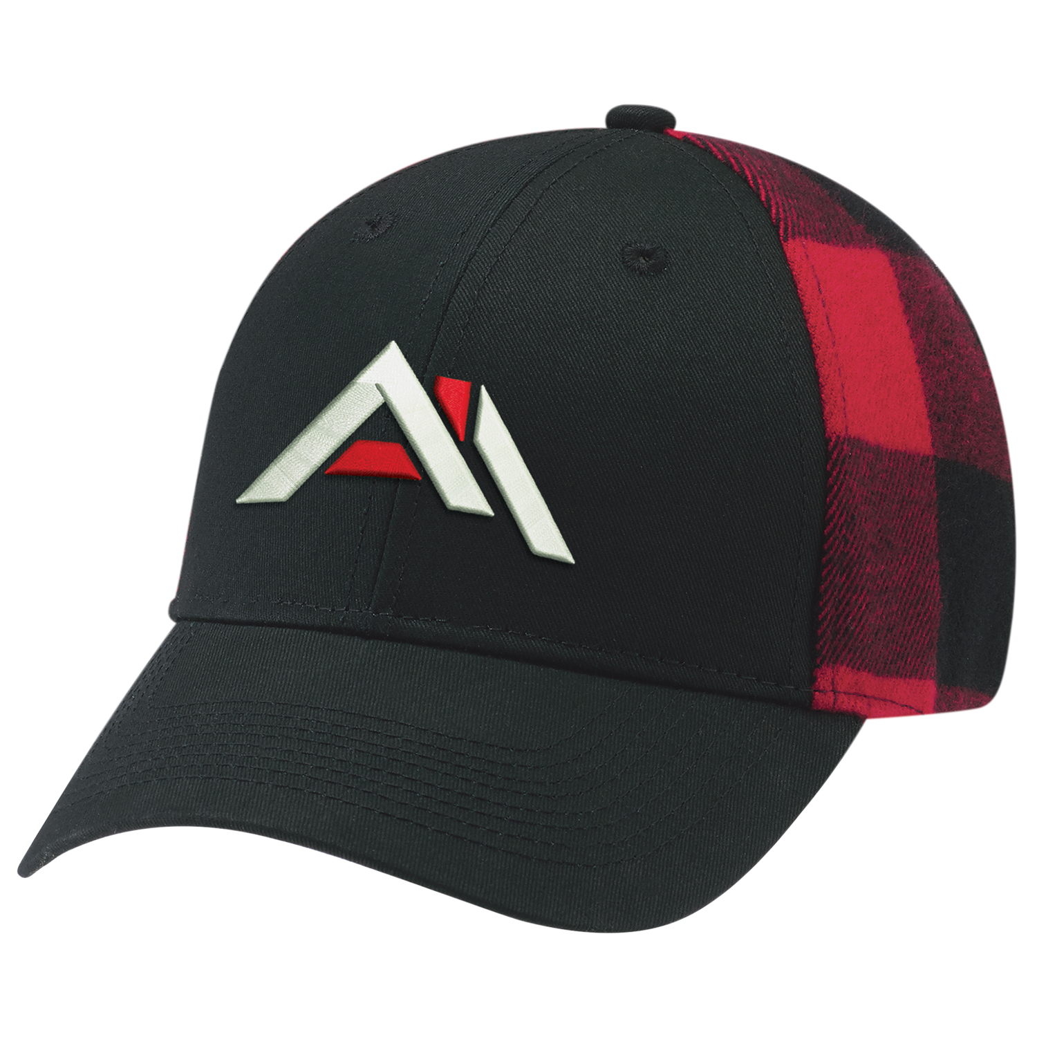6 Panel Constructed Full-Fit (Lumberjack) Cap — AJM 5Q637M