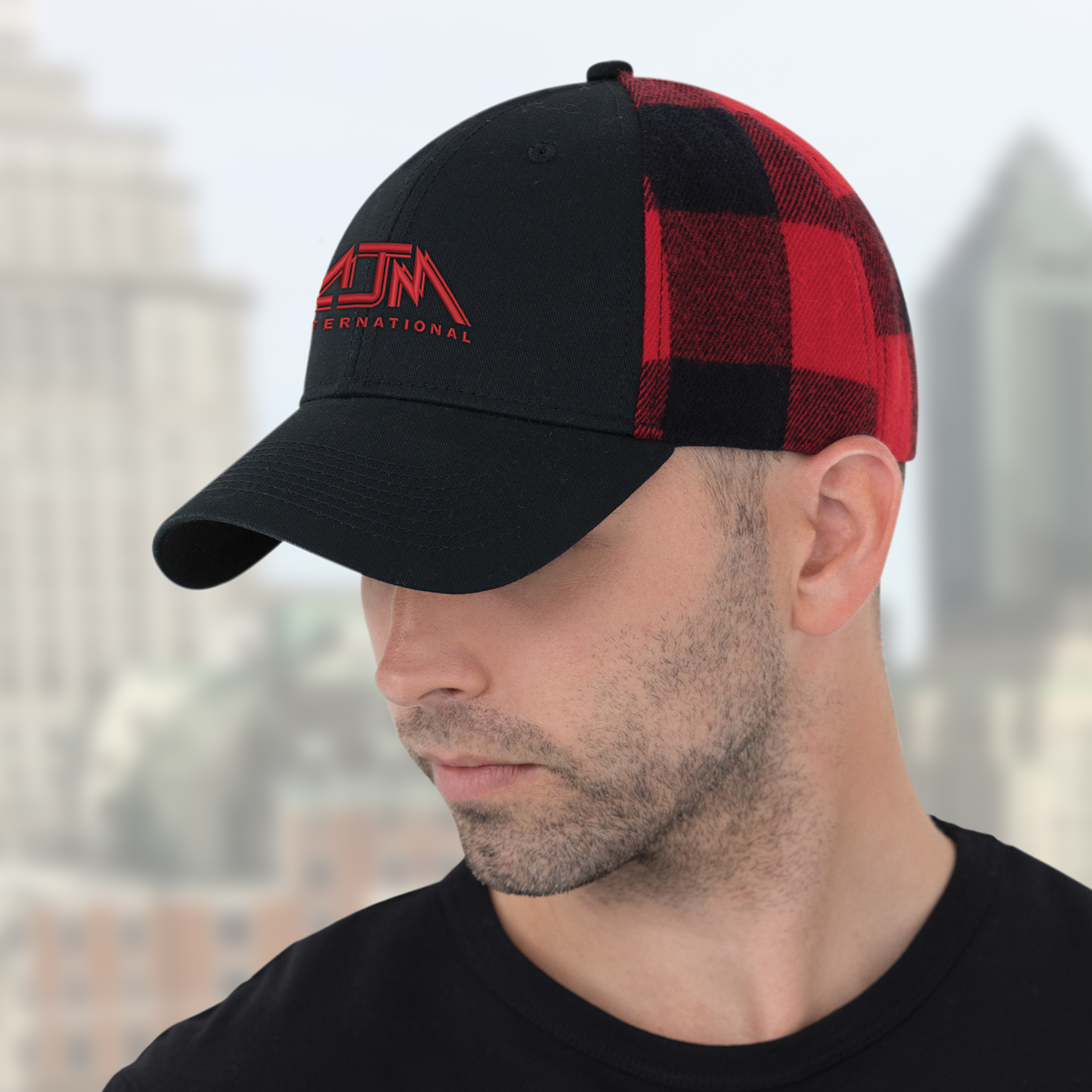 6 Panel Constructed Full-Fit (Lumberjack) Cap — AJM 5Q637M - Image 3