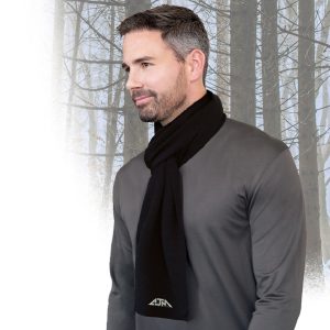 Alternative view of Oversized scarf — Rib knit, single-ply — AJM 5Z500M