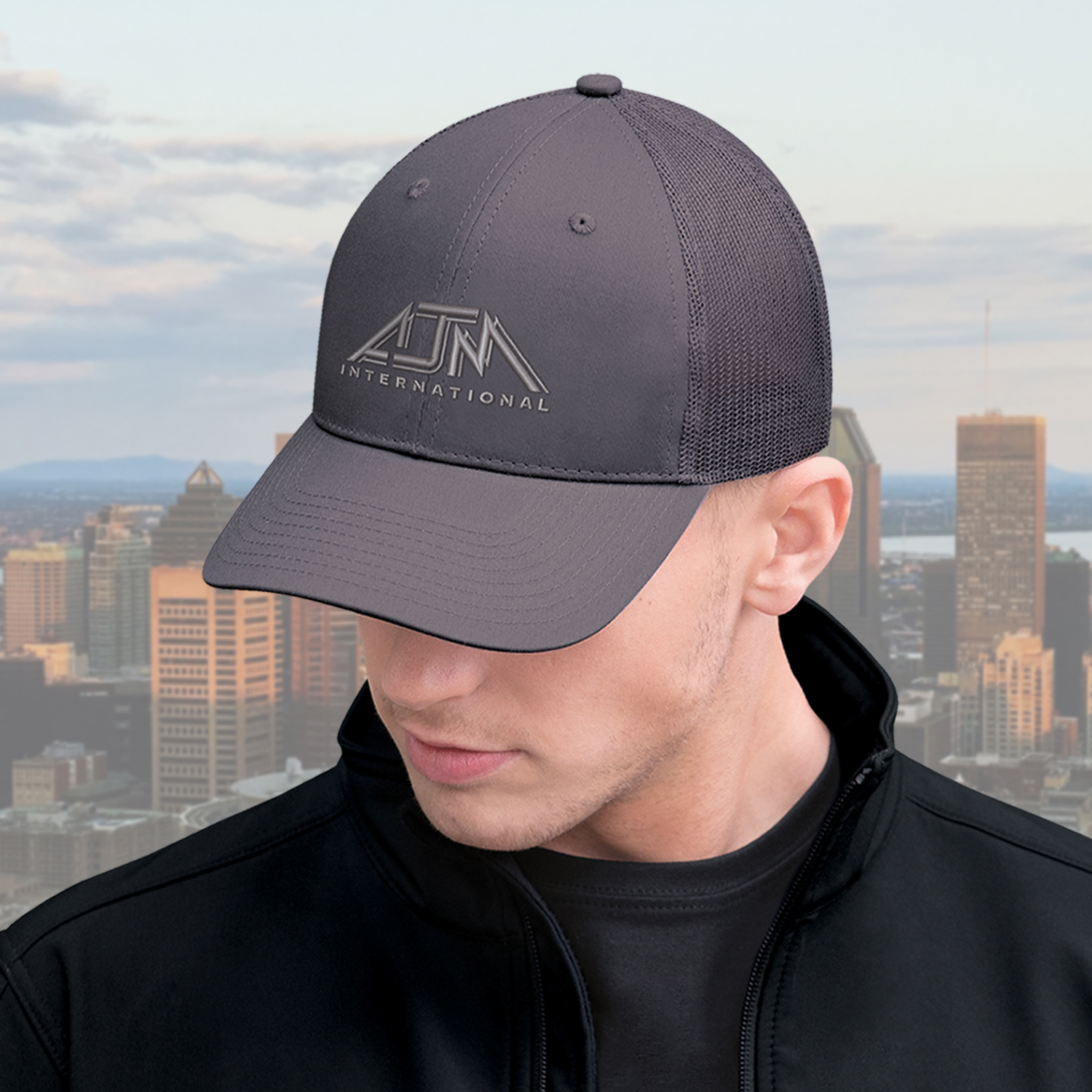 6 Panel Constructed Full-Fit (Mesh Back) Cap — AJM 6640M - Image 10