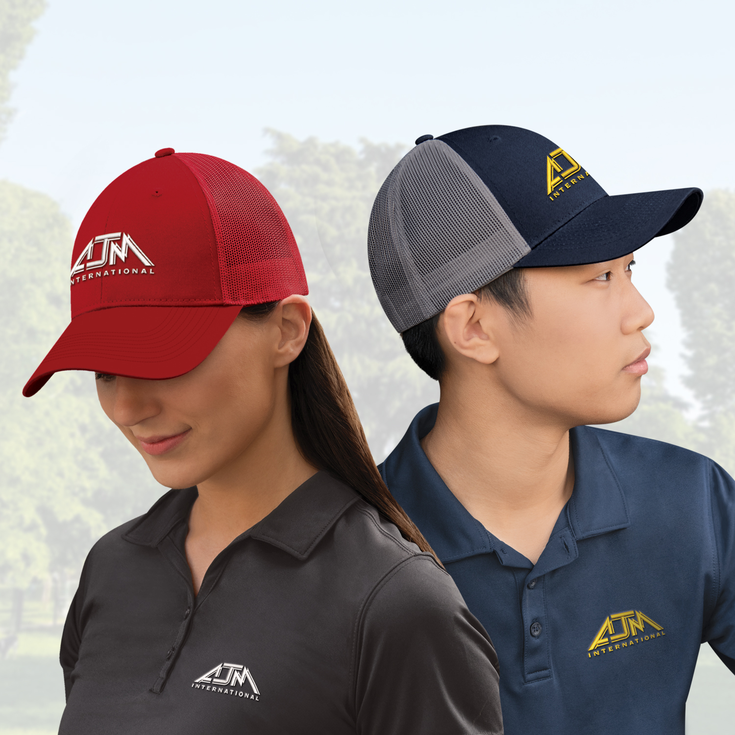 6 Panel Constructed Full-Fit (Mesh Back) Cap — AJM 6640M - Image 11