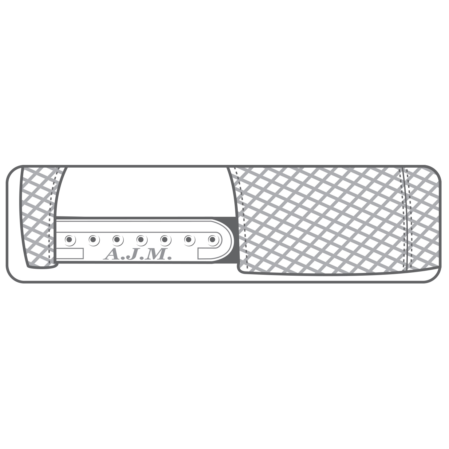 6 Panel Constructed Full-Fit (Mesh Back) Cap — AJM 6H640M - Image 5