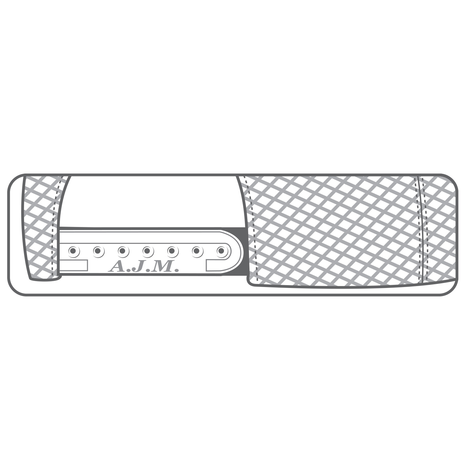 6 Panel Constructed Full-Fit (Mesh Back) Cap — AJM 6H641M - Image 4