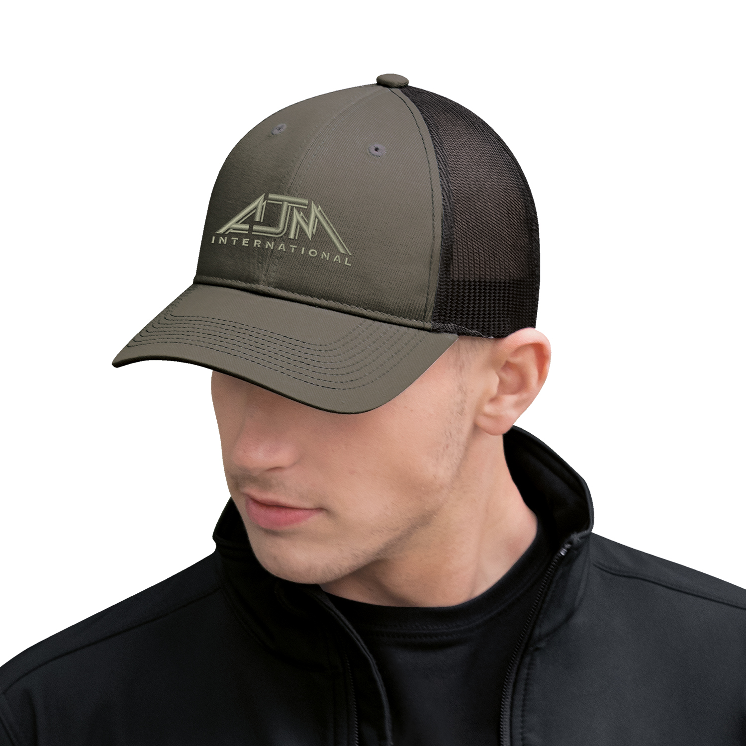 6 Panel Constructed Full-Fit (Mesh Back) Cap — AJM 6H647M - Image 6