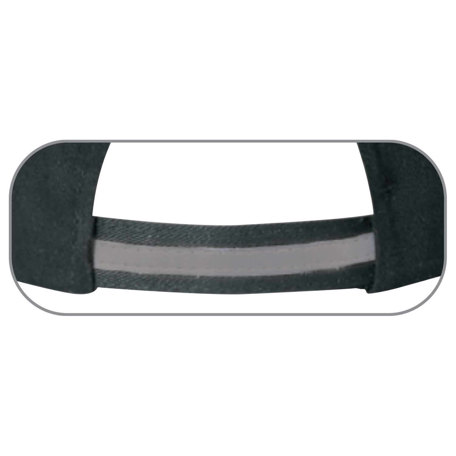 6 Panel Constructed Contour (Reflective, Safety) Cap — AJM 6J480M - Image 3