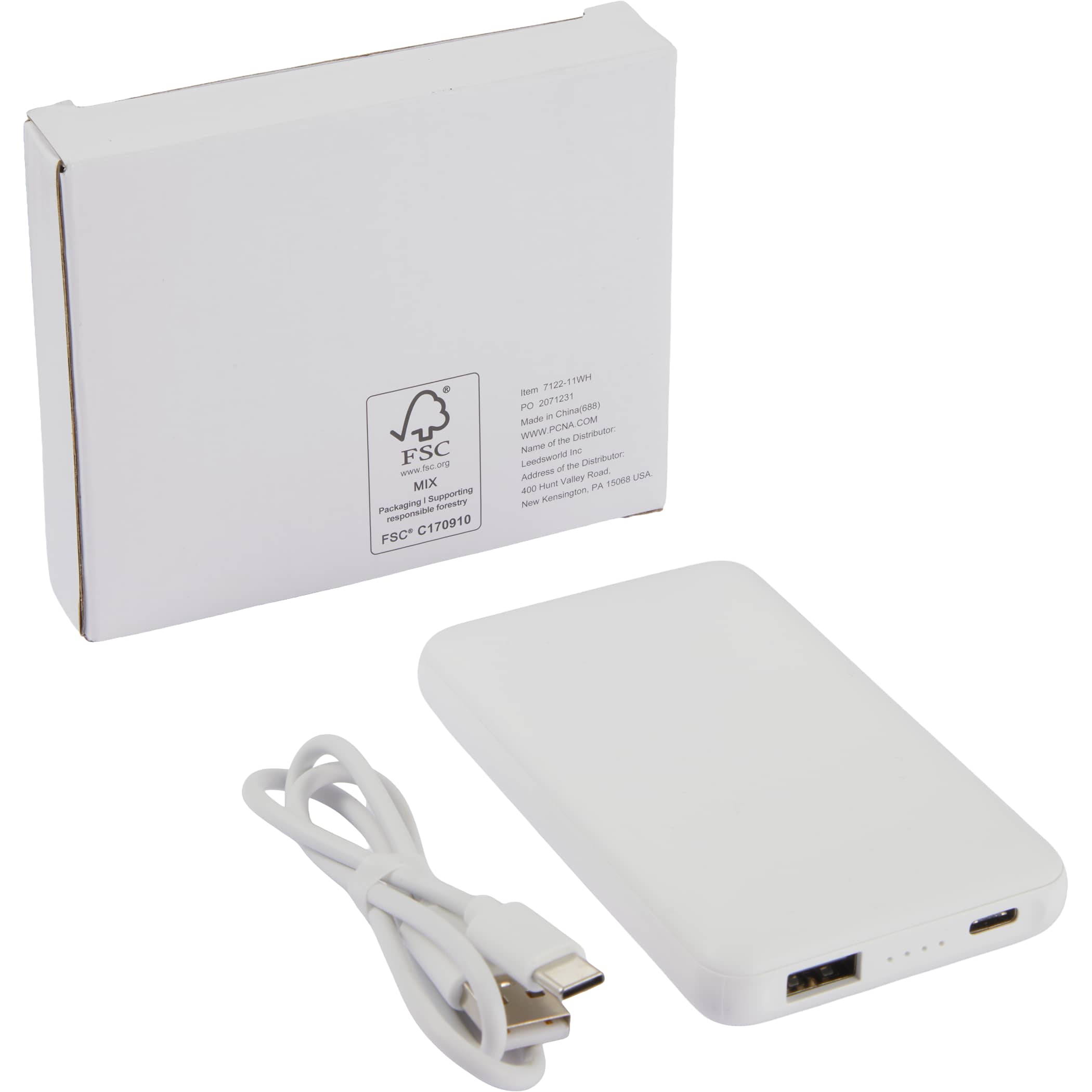 UL Listed Connect 5000 mAh Wireless Power Bank - Image 5