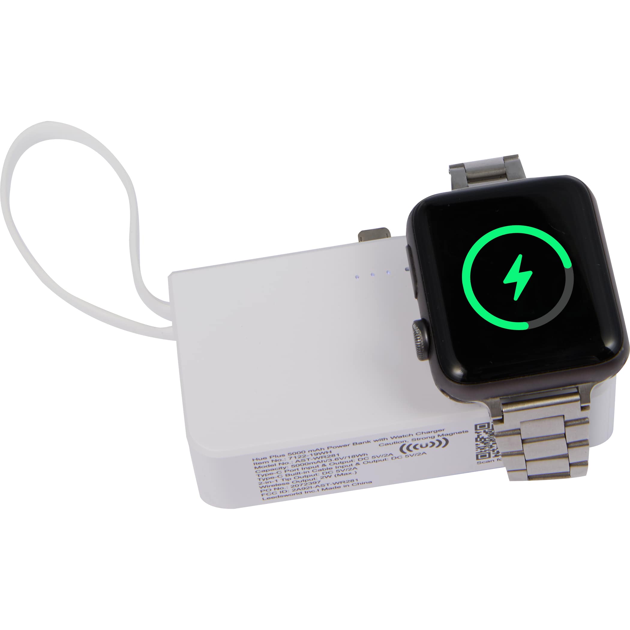 Hue Plus 5000 mAh Power Bank with Watch Charger - Image 12