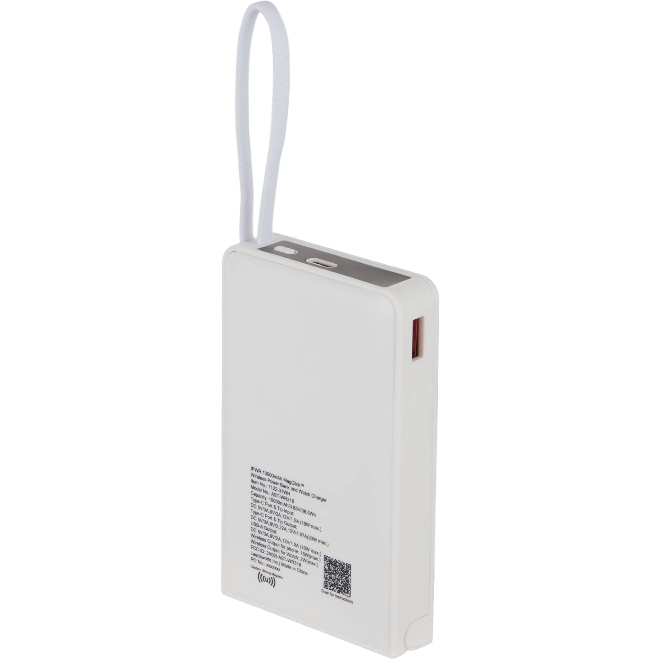 IPWR 10,000 mAh MagClick™ Wireless Power Bank and iWatch Charger - Image 2