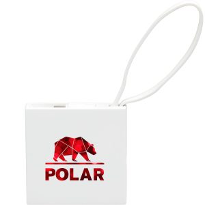 Recycled 2,000 mAh Power Bank with Type-C Cable