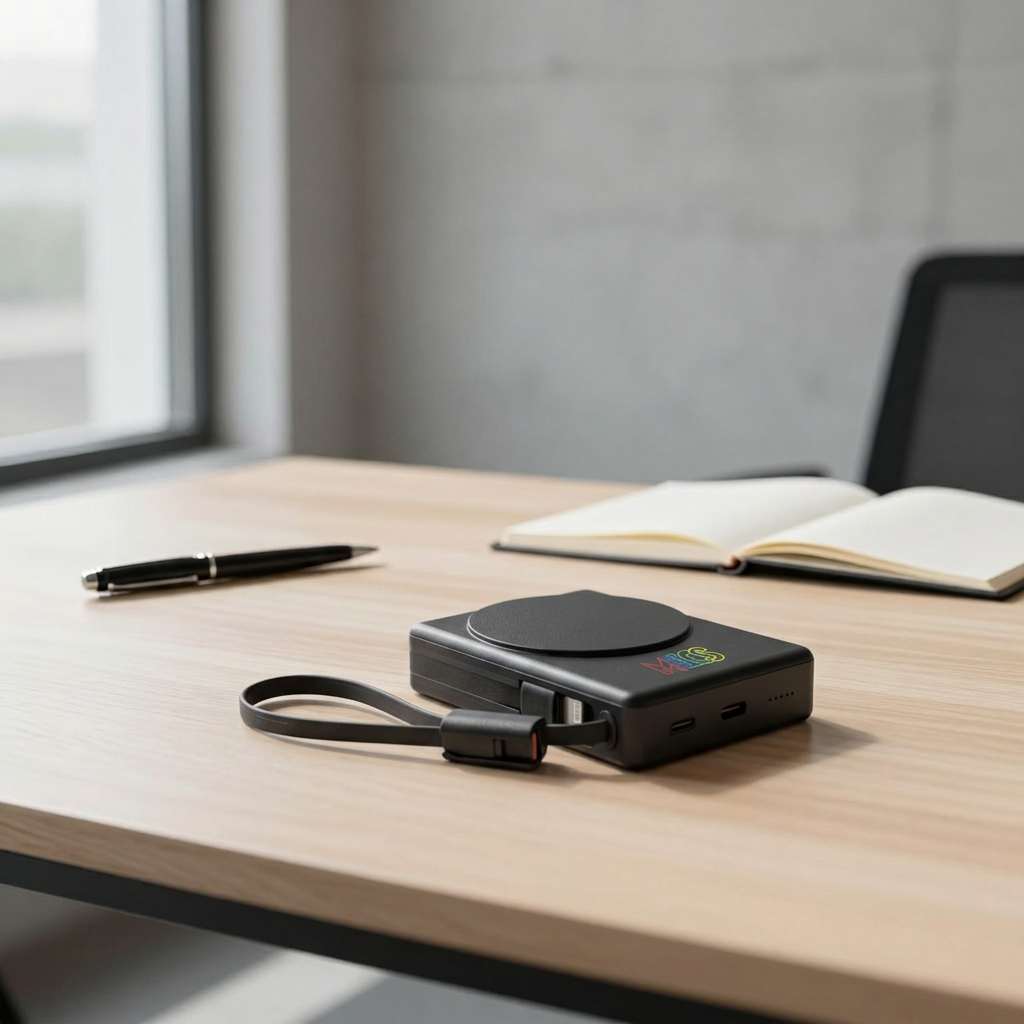 5,000 mAh 15W MagClick™ Power Bank with Wall Plug - Image 3