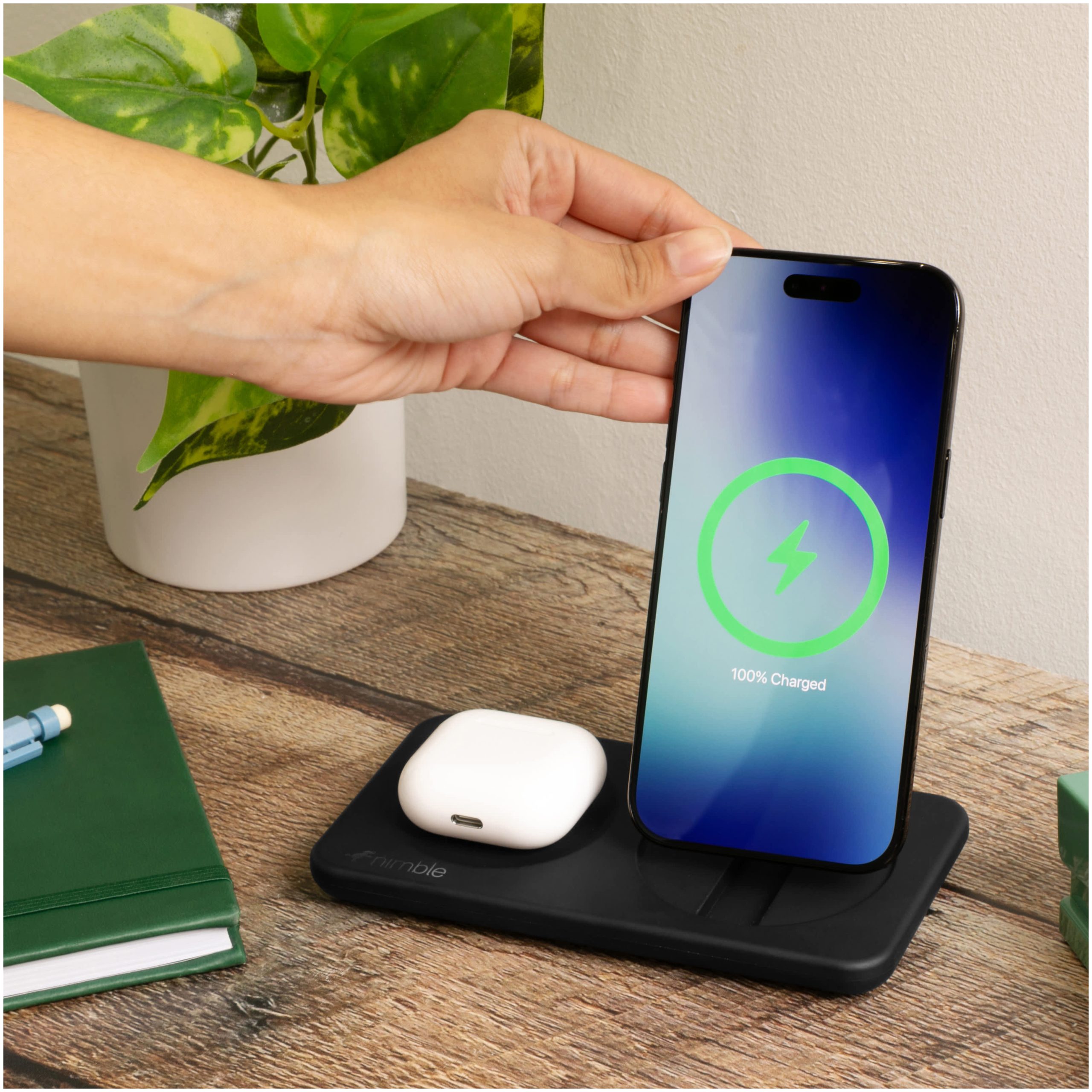 Nimble Podium 2-in-1 Wireless Charging Stand - Image 17