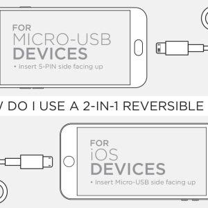 Alternative view of Paramount 3-in-1 Fabric Charging Cable