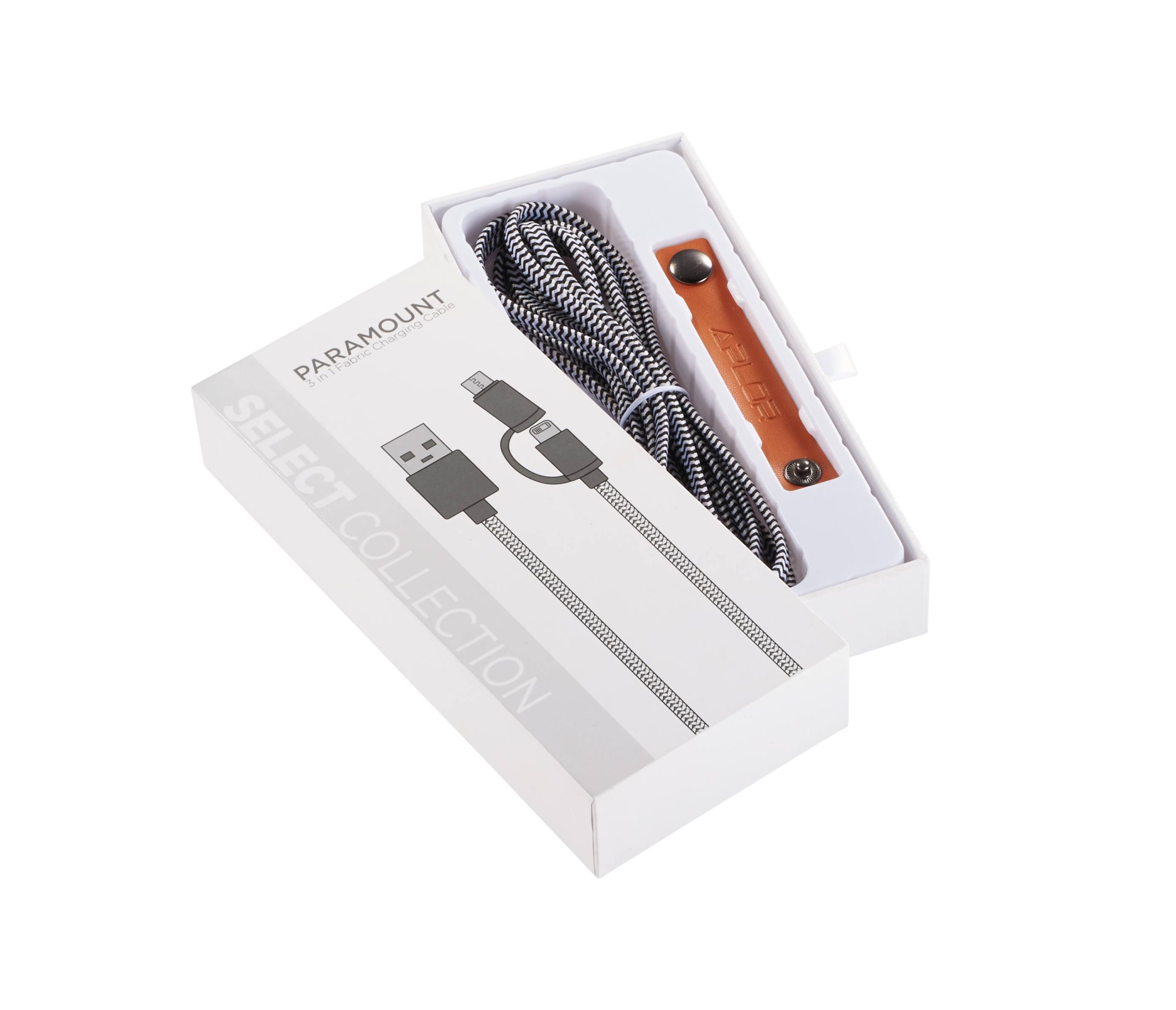 Paramount 3-in-1 Fabric Charging Cable - Image 6