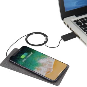 Alternative view of Ultra Thin Fabric Wireless Charging Pad