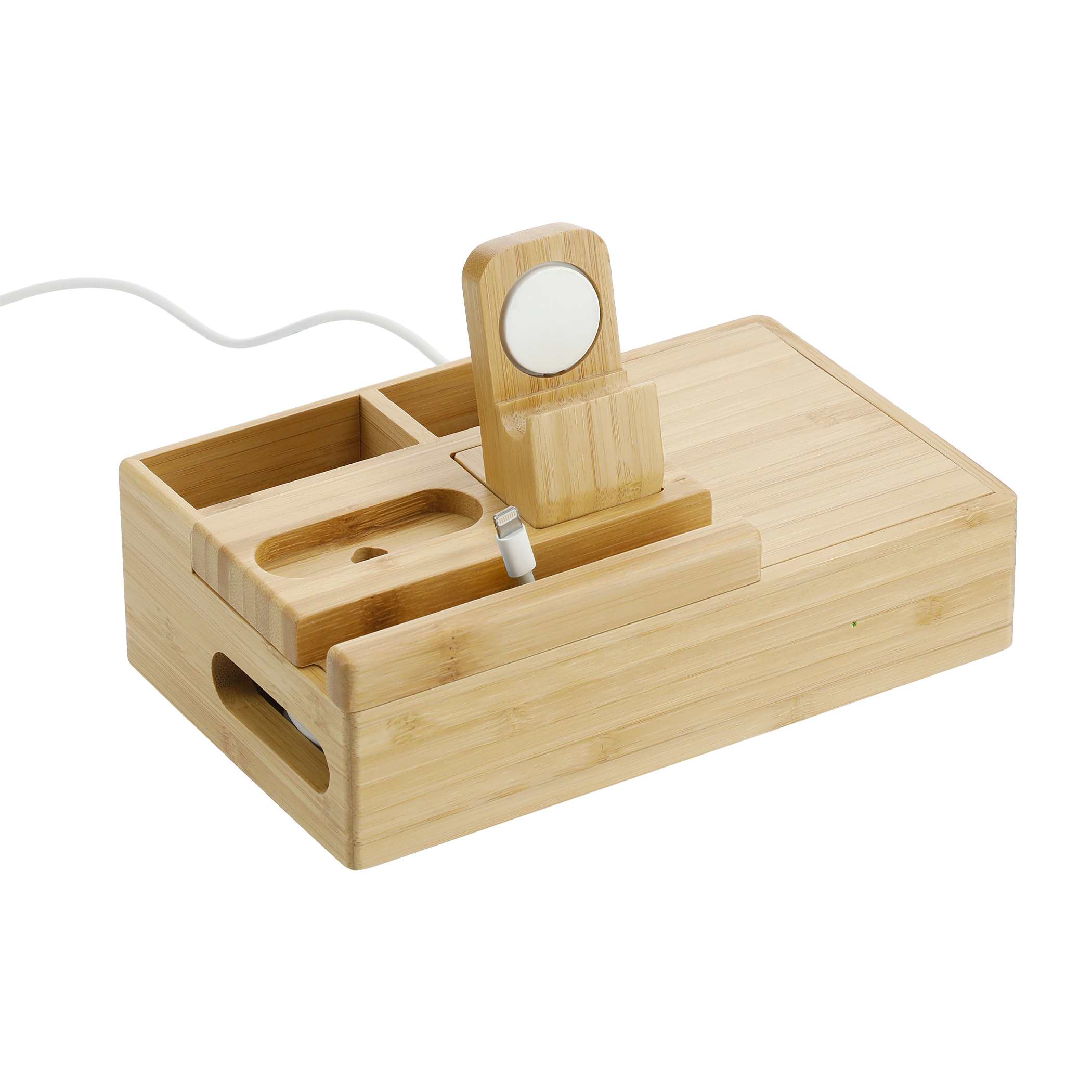 Bamboo Fast Wireless Charging Dock Station - Image 7