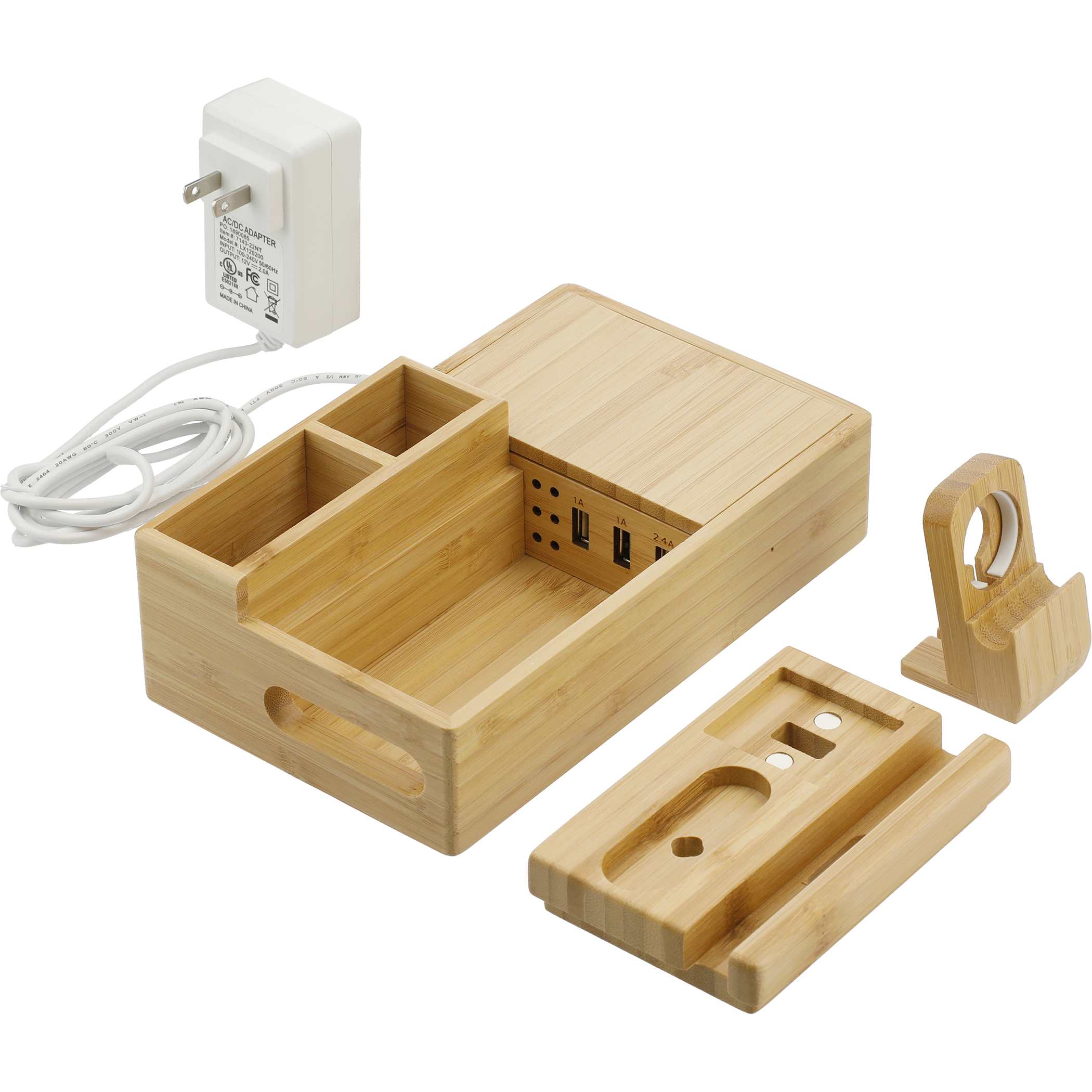 Bamboo Fast Wireless Charging Dock Station - Image 10