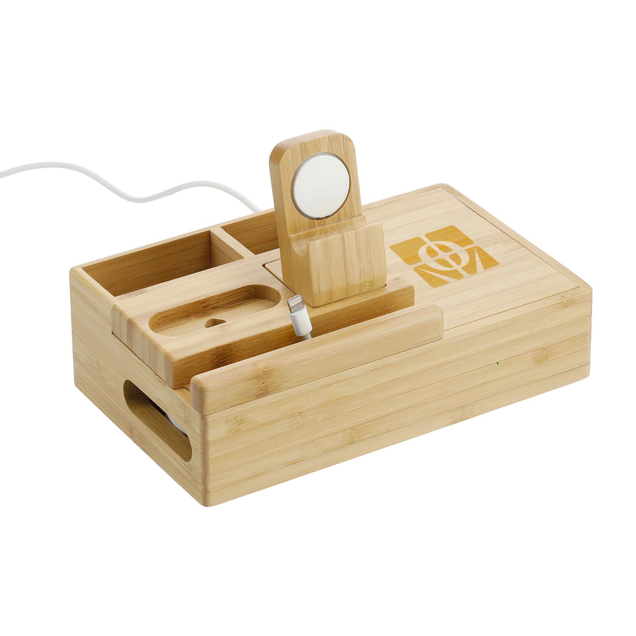 Bamboo Fast Wireless Charging Dock Station - Image 11