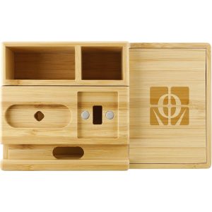 Bamboo Fast Wireless Charging Dock Station