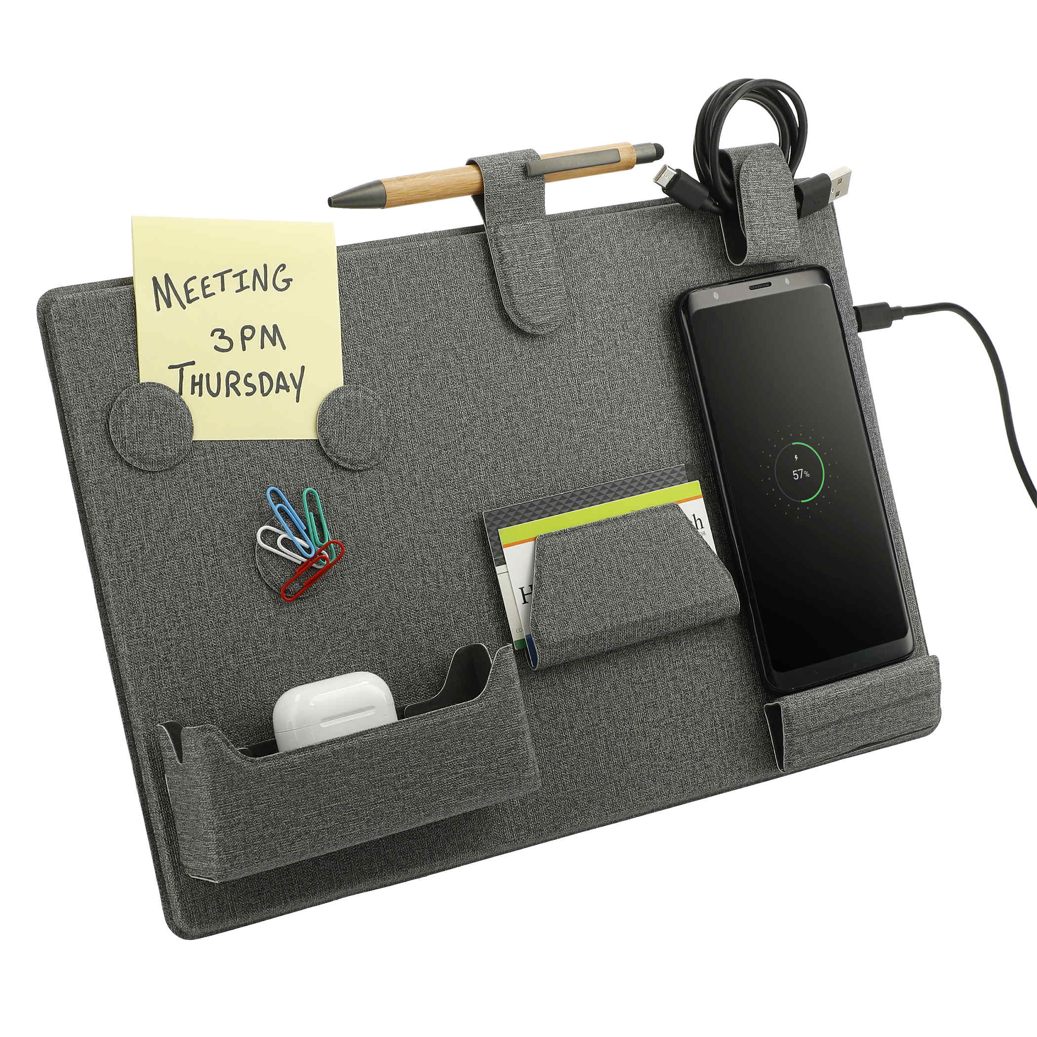 MagClick™ Fast Wireless Charging Desk Organizer - Image 6